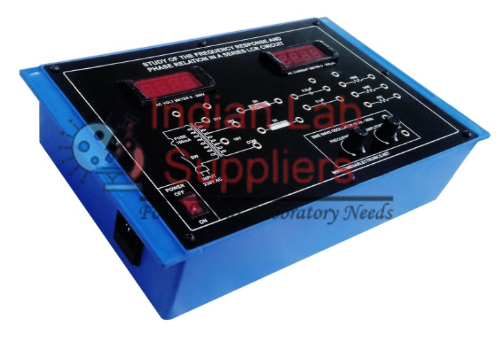 Study of the Frequency Response & Phase Relation in a Series LCR Circuit
